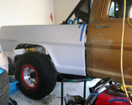 1967 to 1972 Ford F100 Shortbed Bulged Bedsides