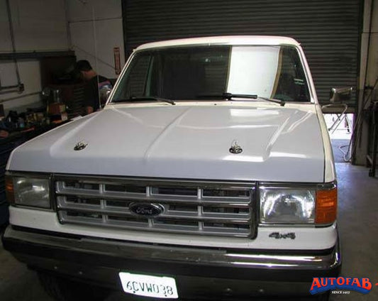 1987-1991 Ford Bronco / F150 Fiberglass Drop Center Hood