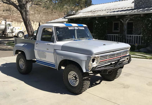 1967 to 1972 Ford F100 Fiberglass Bulged Front Fenders