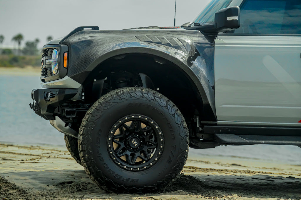 Silver Raptor Fenders 2022-2025 Ford Bronco Raptor Fenders – FiberwerX