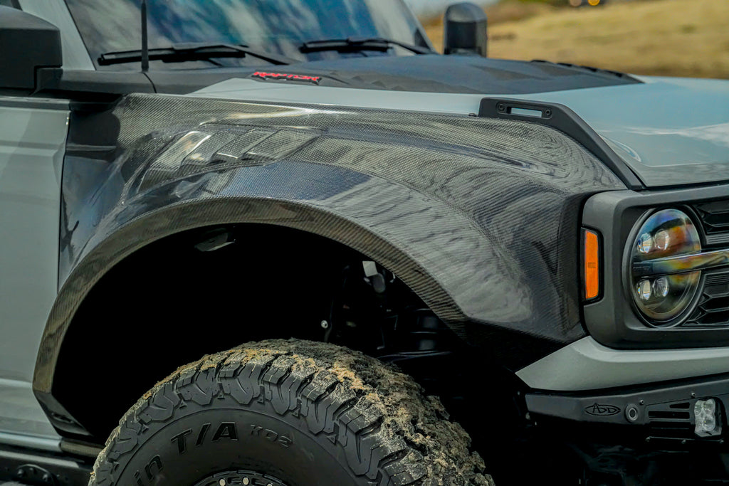 2022-2023 Ford Bronco Raptor Fenders – FiberwerX