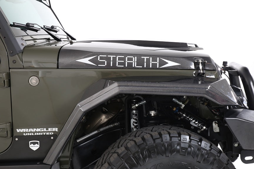2007-2017 Jeep JK “Stealth” 4 Piece Fender Kit – FiberwerX
