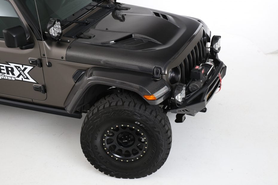 2018-2022 Jeep JL FiberwerX “RebelX” Fender Kit