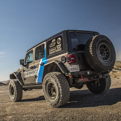 2018-2022 Jeep JL FiberwerX “Stealth” 4 Piece Fender Kit