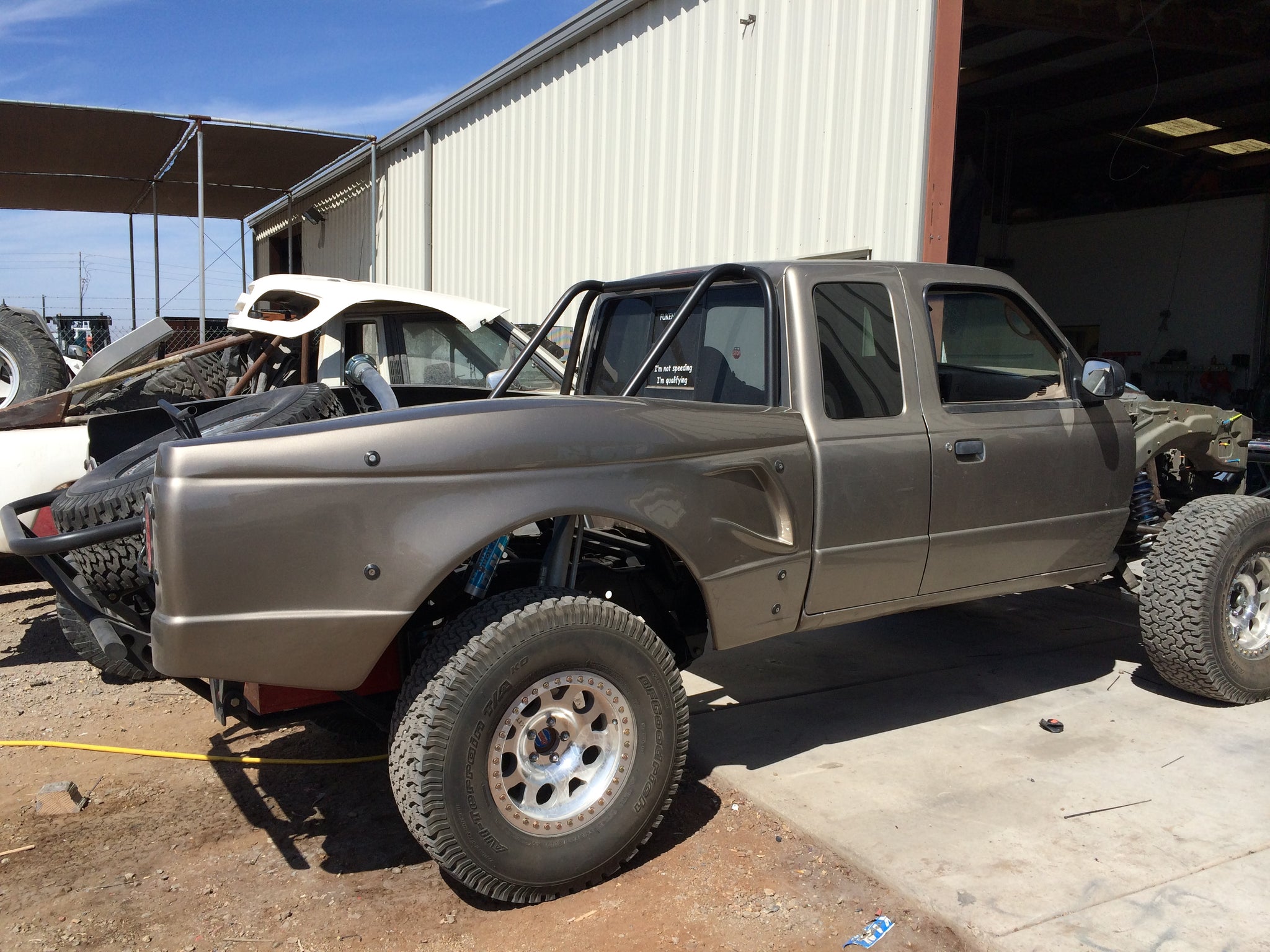 93-12 Ford Ranger 6 Bulge Off Road Fiberglass Bedsides